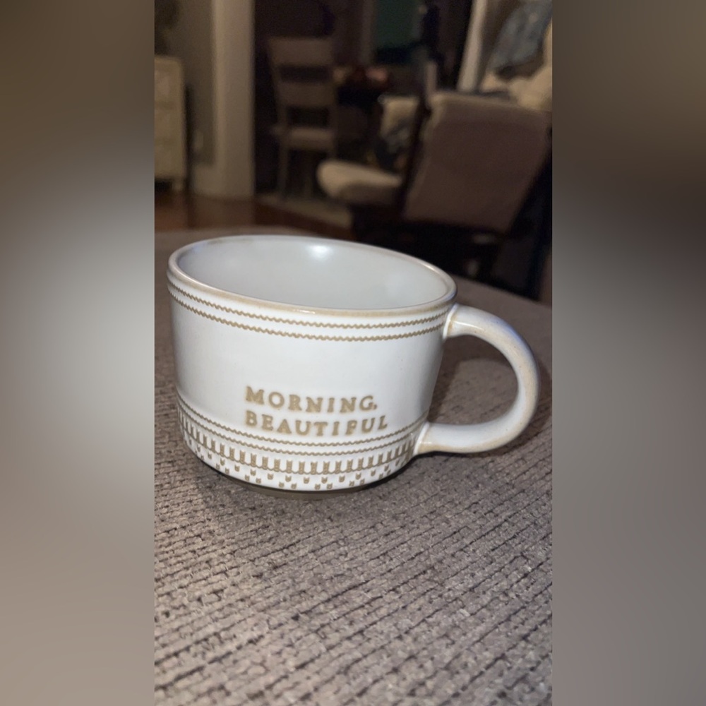 ‼️SOLD‼️ “Morning Beautiful” Mug🤎